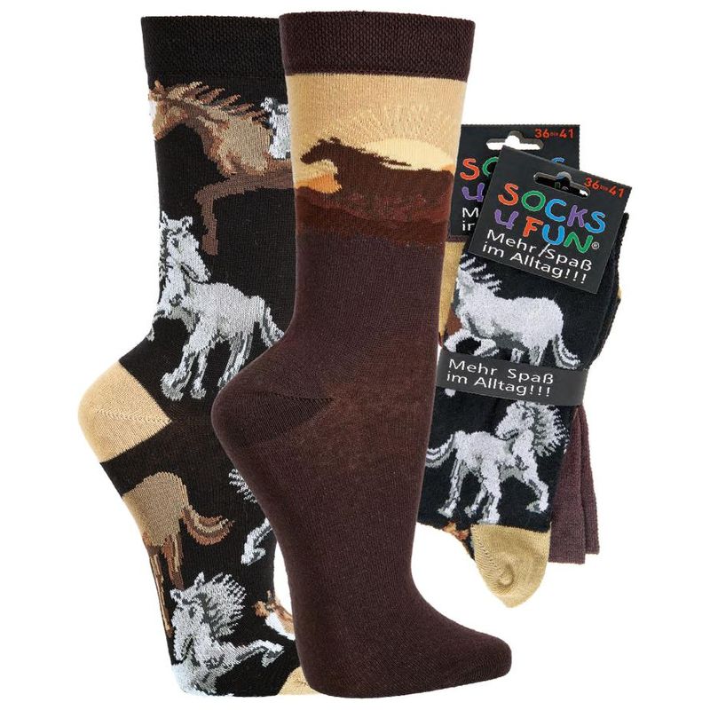 Ponožky Socks 4 fun 6209.61 Kůň-2 páry