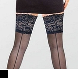 Punčochy samodržící Glamory Couture 20