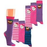 Podkolenky Socks 4 fun 3463 Sova-3 páry
