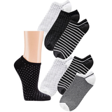 Ponožky Socks 4 fun 2138 black&white-3 páry