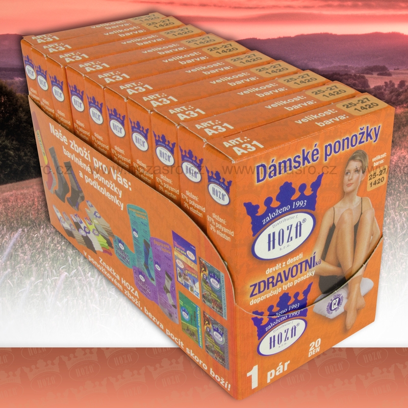 Dámské ponožky HOZA 1 pár PAD