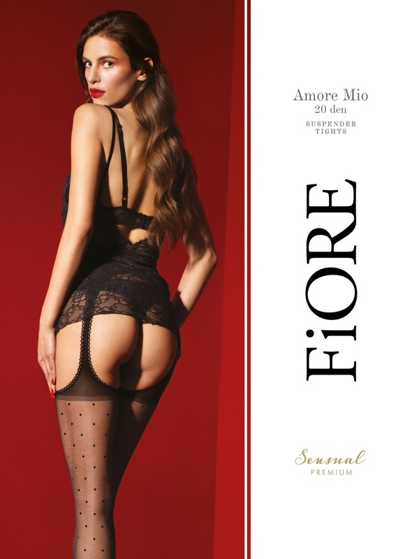 Punčochy s podvazky Fiore Amore Mio