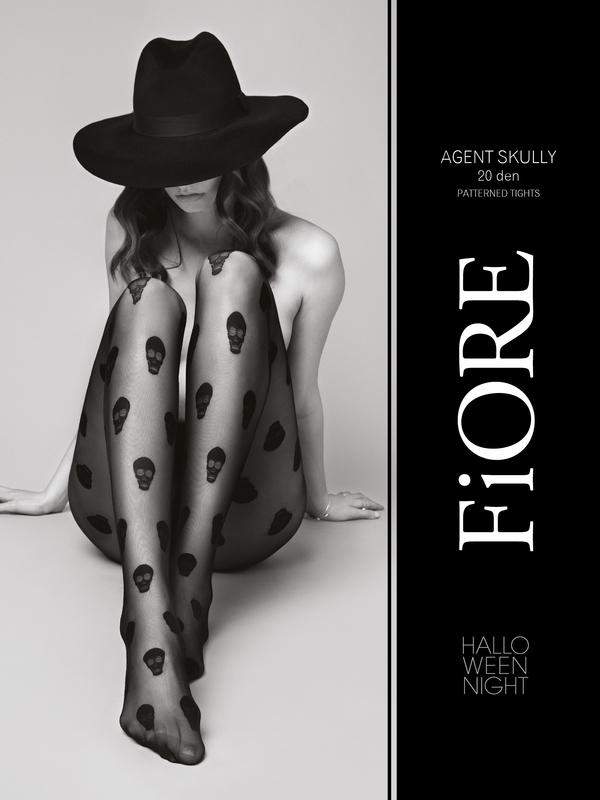 Punčocháče Fiore Agent Skully
