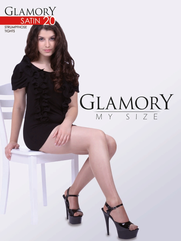Punčocháče Glamory Satin 20
