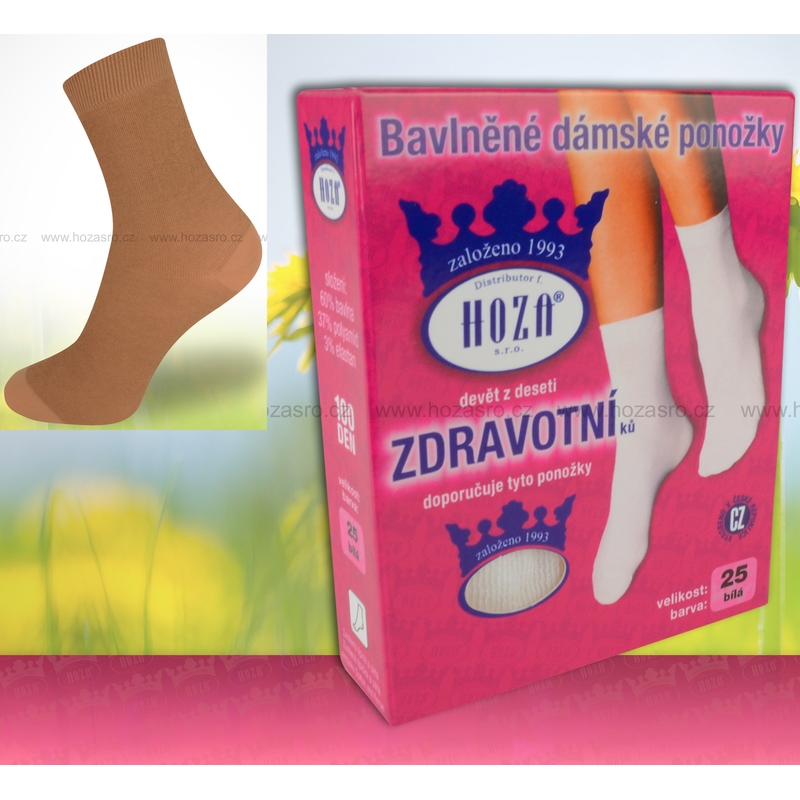 Ponožky Hoza A02 citlivý svěr lemu
